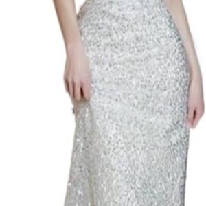 CGTENBS Flat Shoulder Evening Gown for Women Banquet Toasting Dress Slimming